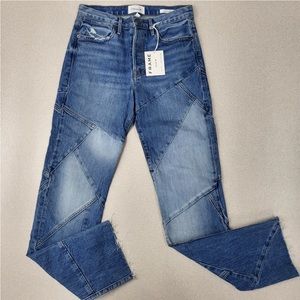 🆕 NWT Frame Denim | Le Hollywood Straight Mix Sarbonne | Size 26